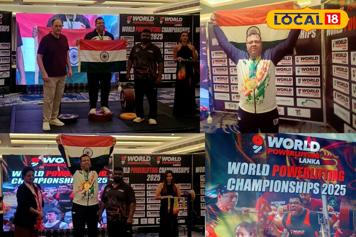 भरतपुर के प्रोफेसर का कमाल!  वर्ल्ड पावरलिफ्टिंग में लहराया परचम, जीते 3 गोल्ड