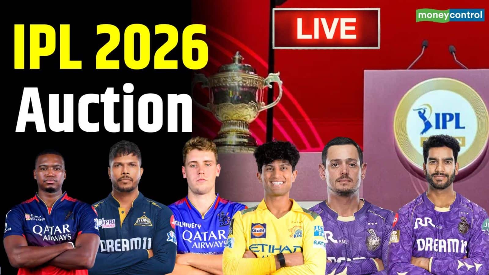 IPL 2026 Auction Live: कुछ ही देर में शुरू होगा ऑक्शन, किन खिलाड़ियों की चमकेगी किस्मत और कितना है पर्स?