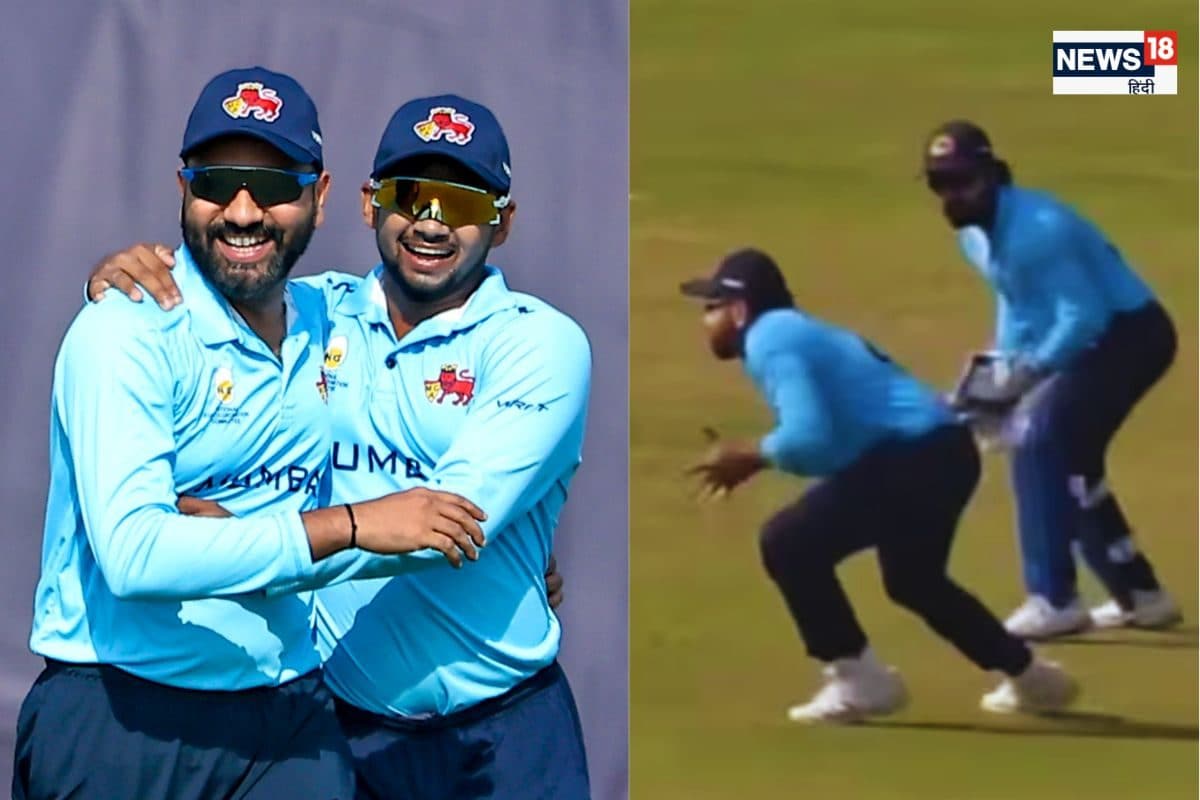 बुलेट की रफ्तार से आई गेंद, स्लिप में मुस्तैद थे रोहित, लपका स्मार्ट कैच