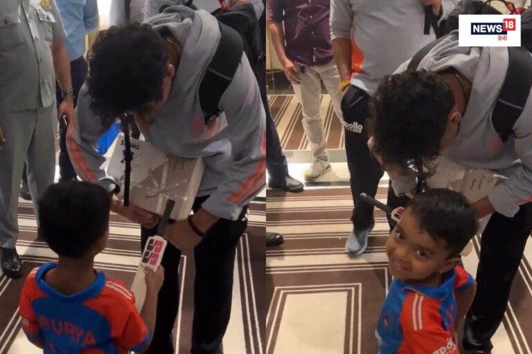 सूर्या की जर्सी, कुलदीप से ऑटोग्राफ, फेवरेट प्लेयर पर नन्हे फैन का क्यूट जवाब