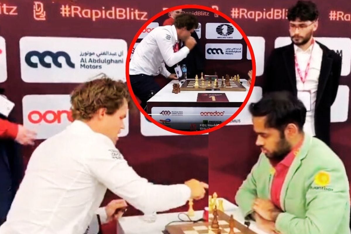 भारतीय से हारने के बाद विश्व चैंपियन मैग्नस कार्लसन की गिरी हुई हरकत
