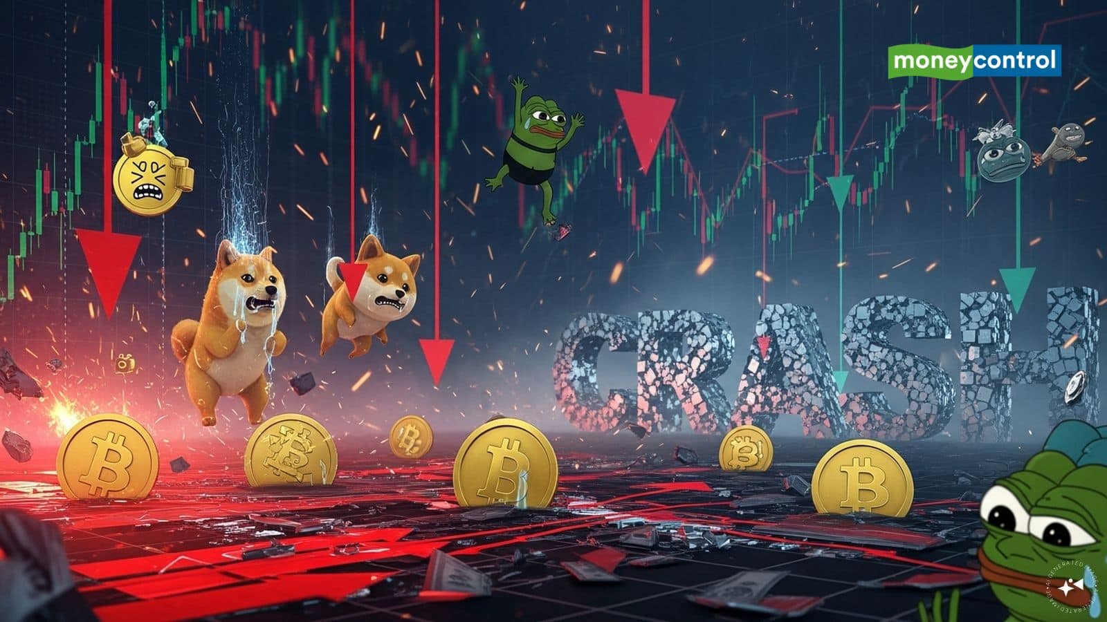 Meme coins crash: मीम कॉइन्स बन गए मजाक! 88% तक हुए क्रैश, निवेशक बर्बाद