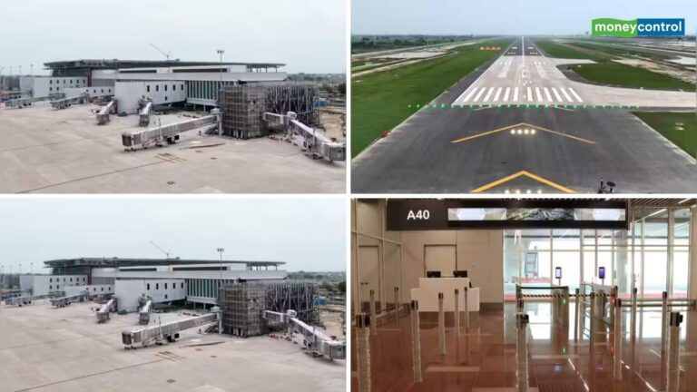 Jewar Airport: नोएडा हवाई अड्डे से कब भर सकेंगे उड़ान? रनवे और टर्मिनल तैयार, जेवर एयरपोर्ट की देखें शानदार तस्वीरें