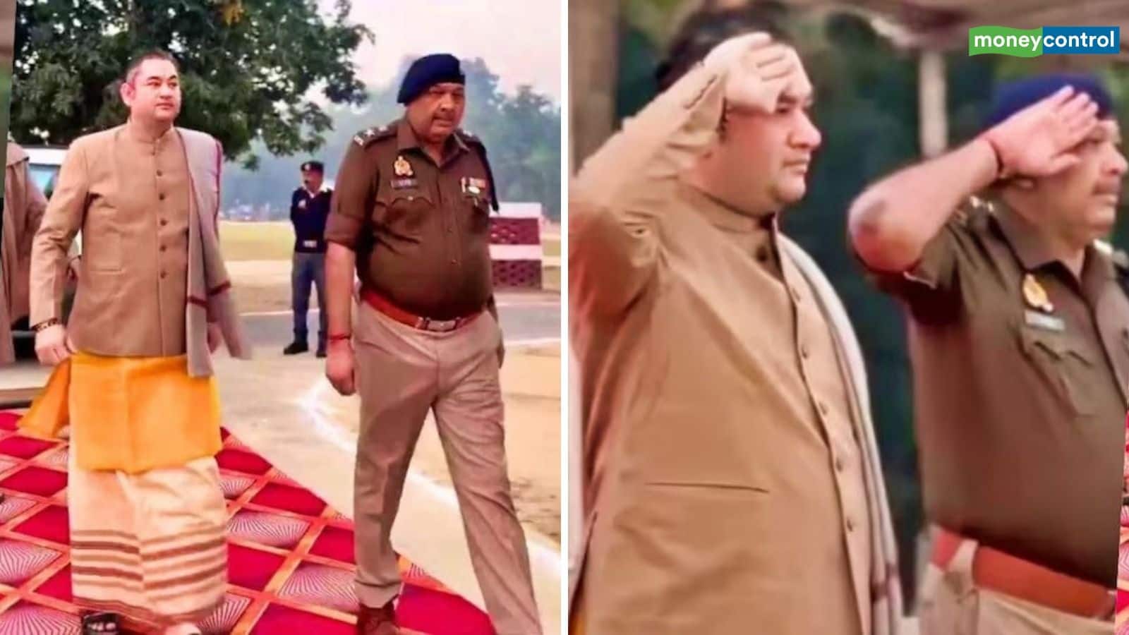 UP News: कथावाचक को 'गार्ड ऑफ ऑनर' देने पर भारी विवाद! अखिलेश यादव ने उठाए सवाल, यूपी DGP ने बहराइच SP से मांगा जवाब