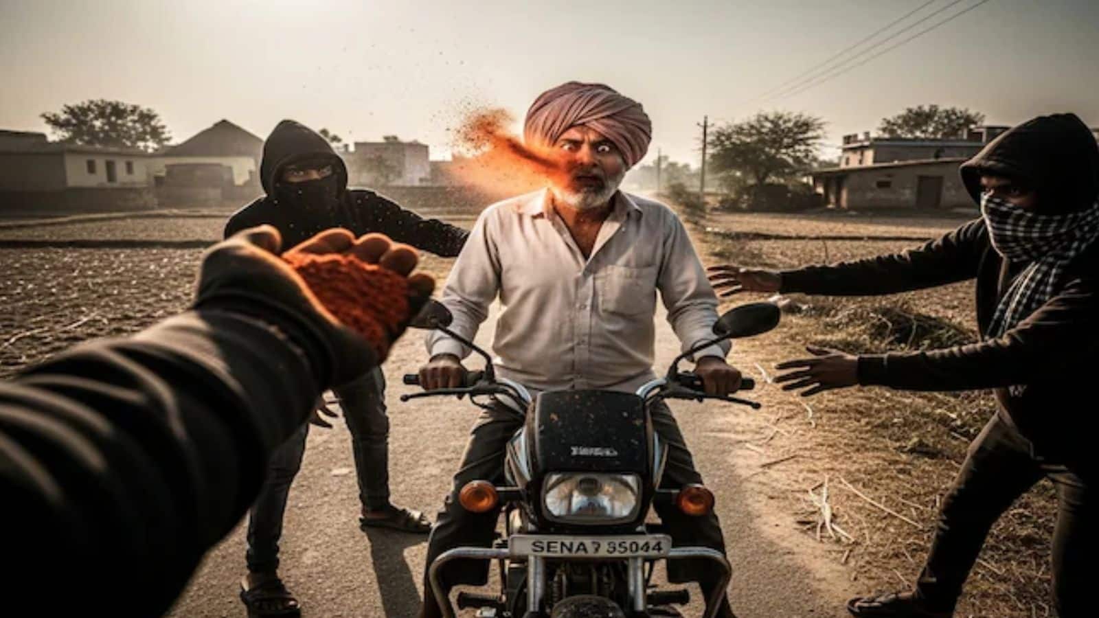 मध्य प्रदेश में फिल्मी स्टाइल में हुई लूट, आंखों में मिर्च झोंककर ₹25 लाख लेकर फरार हुए बदमाश