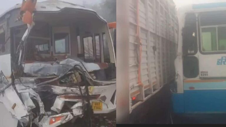 Haryana: हरियाणा में घना कोहरा बना काल, एकदूसरे से टकराईं 40 से ज्यादा गाड़ियां; हाईवे पर लगा वाहनों का ढ़ेर