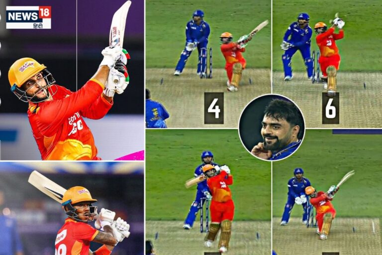 VIDEO: बाप रे बाप... राशिद की ऐसी पिटाई नहीं देखी होगी, एक ओवर में लुटाए 23 रन