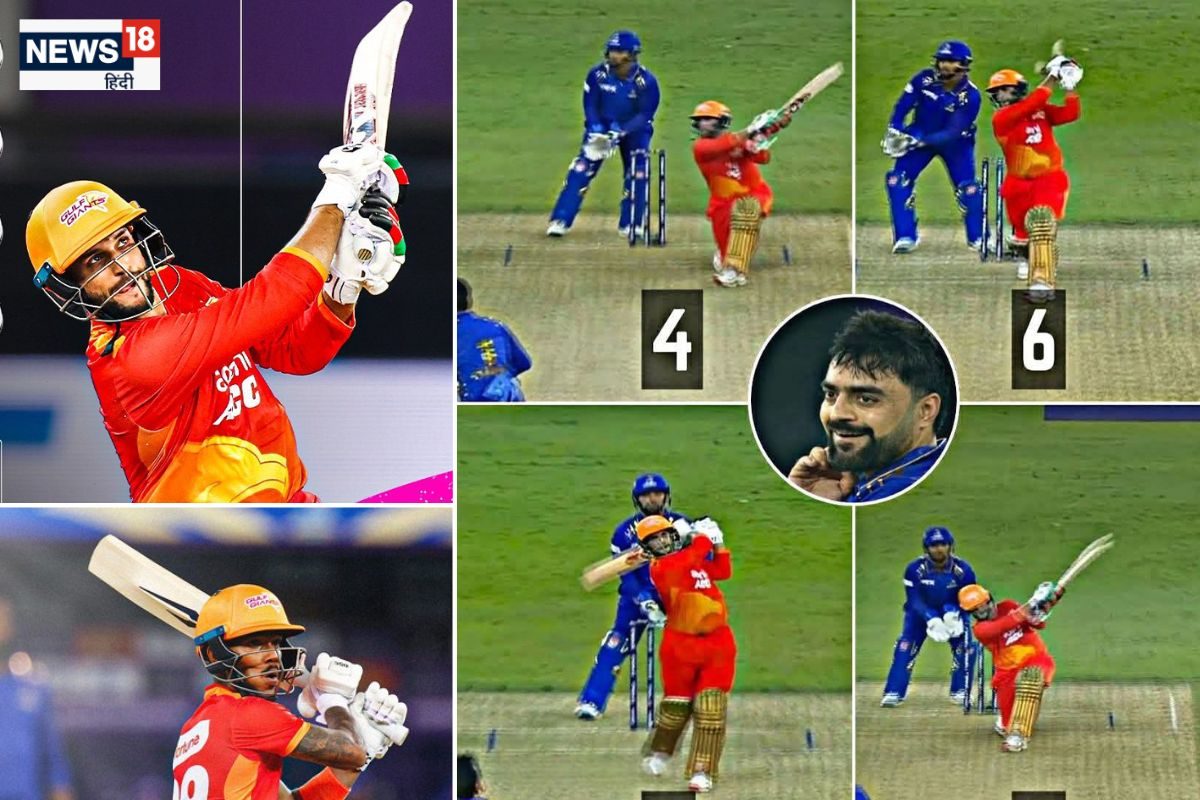 VIDEO: बाप रे बाप... राशिद की ऐसी पिटाई नहीं देखी होगी, एक ओवर में लुटाए 23 रन