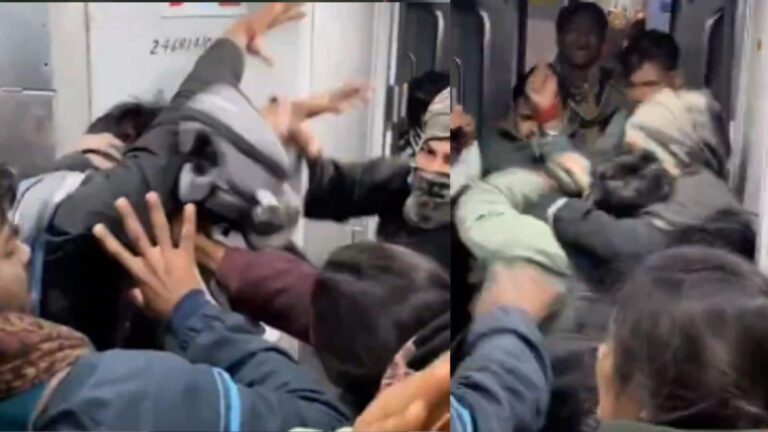 Video: वाराणसी-लखनऊ इंटरसिटी में हुई जमकर मारपीट! ट्रेन पर चढ़ने को लेकर हुआ था विवाद, वायरल हुआ वीडियो