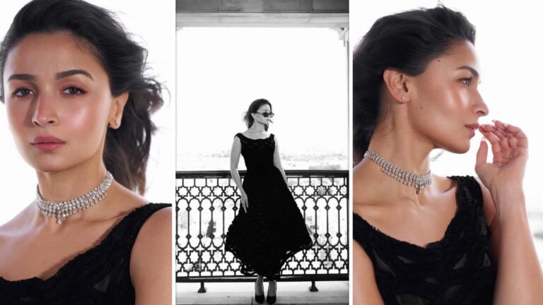 Alia Bhatt: ब्लैक ड्रेस में आलिया भट्ट ने रेड सी फिल्म फेस्टिवल की एंट्री, 'अल्फा' की दिखाई पहली झलक