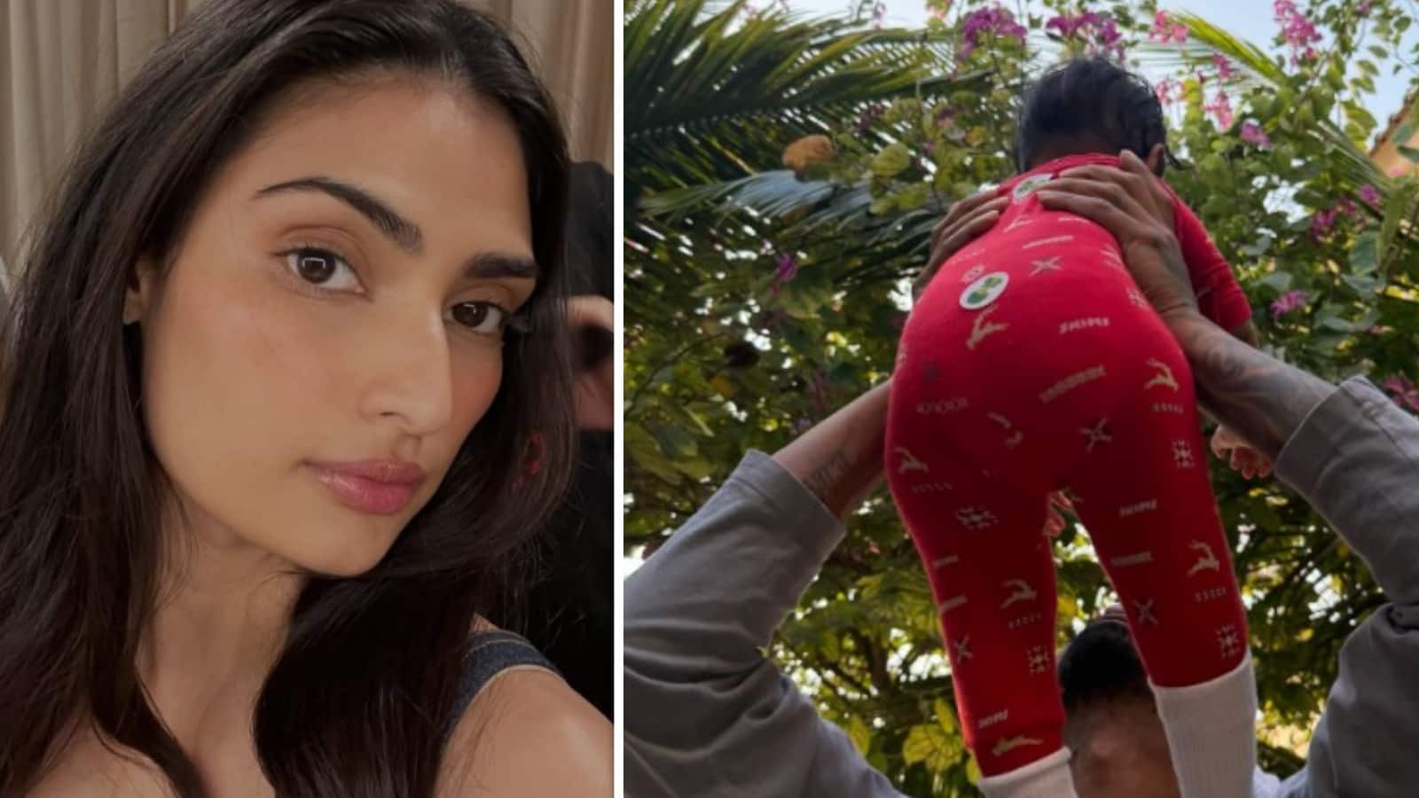 Athiya Shetty: आथिया शेट्टी ने शेयर की बेटी की क्यूट फोटो, डैड के एल राहुल के साथ मस्ती करती आई नजर