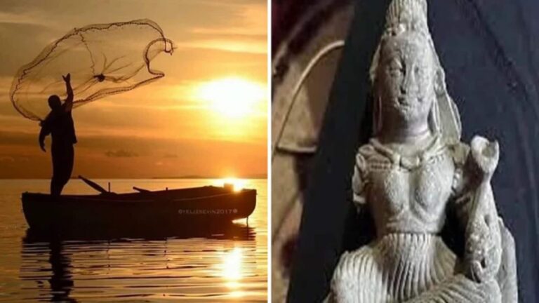 मछुआरे ने जिसे समझा बड़ी मछली वो निकली मां दुर्गा की प्राचीन मूर्ति, बारामुला में सदियों पुरानी धरोहर पुरातत्व विभाग को सौंपी गई