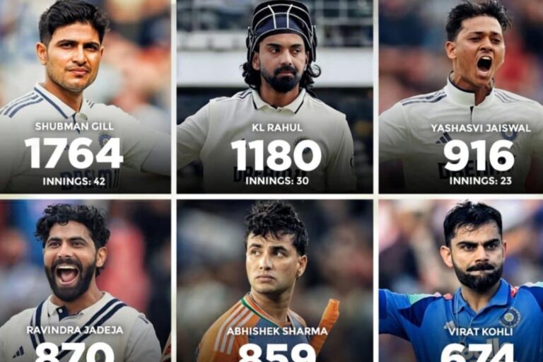 साल के 'सिकंदर' बल्लेबाजों में शुभमन गिल किस नंबर पर, टॉप 5 में कौन-कौन?