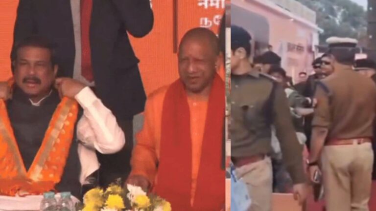 मंच पर बैठे थे CM योगी, तभी दौड़ता हुआ आया शराबी, फिर... वाराणसी में सुरक्षा चूक का मामला, पूछताछ में शख्स ने क्या बताया?