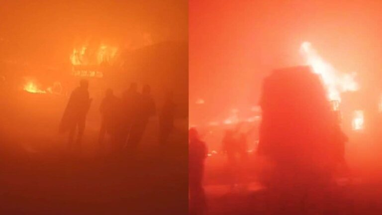 UP: घने कोहरे के कारण बड़ा हादसा, यमुना एक्सप्रेसवे पर कई गाड़ियां आपस में टकराईं; आग की लपटों में कई लोग जिंदा जले; VIDEO