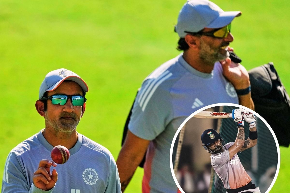 ट्रेनिंग के दौरान नहीं हुई गंभीर और विराट की बात, बल्ला उठाए बगल से निकल गए