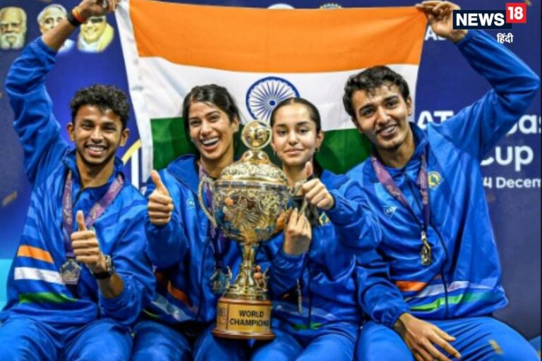 भारत ने स्क्वॉश वर्ल्ड कप में रचा इतिहास...जीता पहला गोल्ड