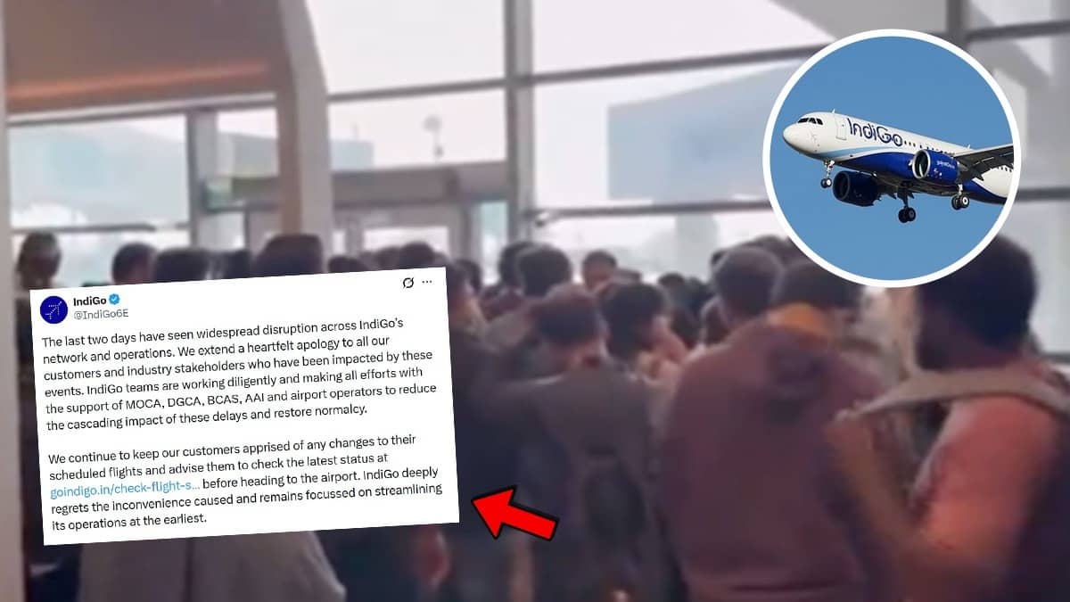 IndiGo Crisis: 24 घंटों में 550 फ्लाइट कैंसिल, यात्रियों का टूटा सब्र का बांध तो इंडिगो ने मांगी माफी; कब तक खींच सकता है संकट?