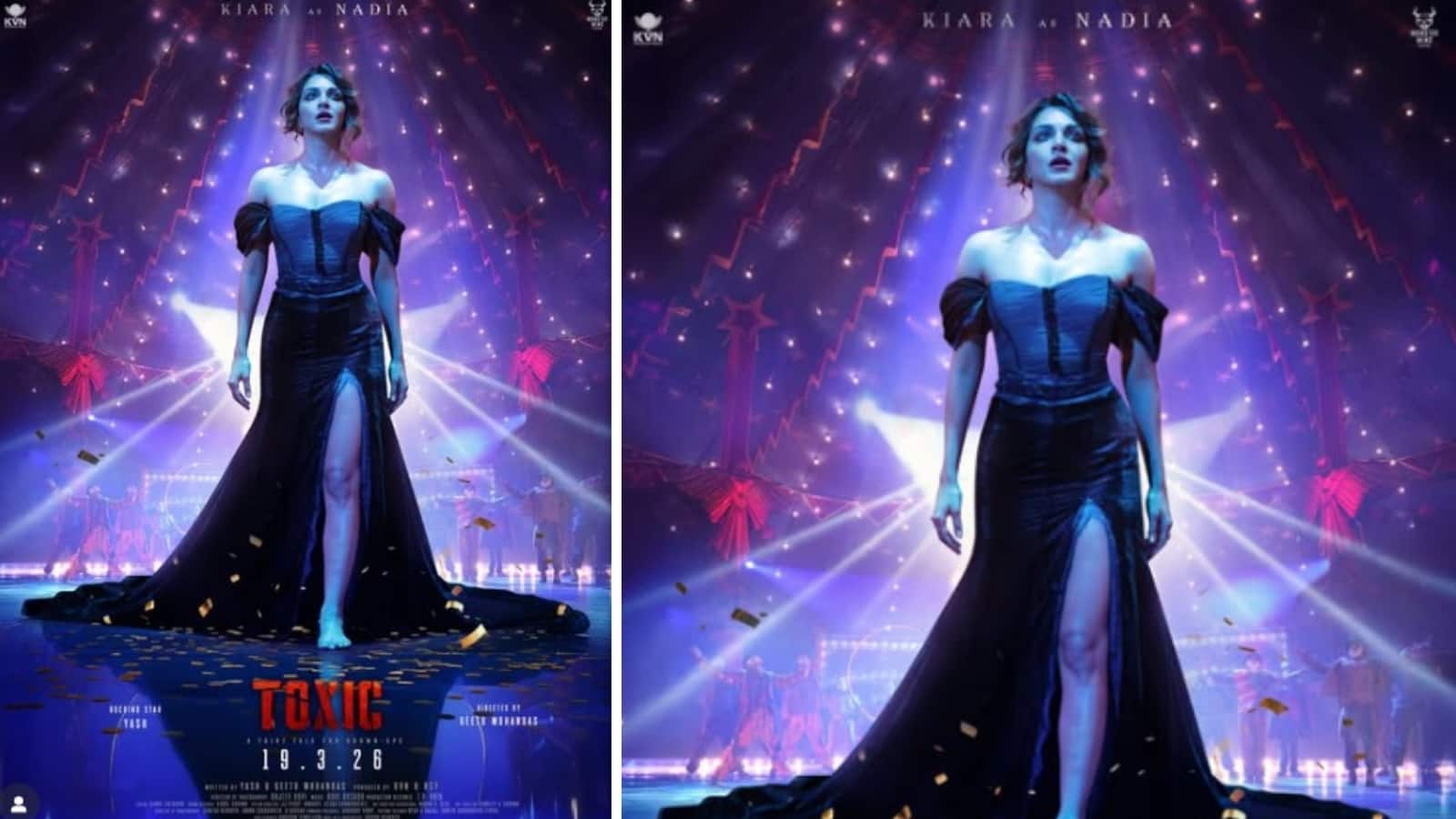 Kiara Advani As Nadia: यश ने फिल्म 'टॉक्सिक' से कियारा आडवाणी का फर्स्ट लुक किया रिलीज