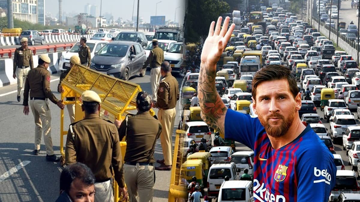 Lionel Messi Delhi Tour: मेसी के दिल्ली दौरे को लेकर राजधानी के ट्रैफिक में बदलाव, कई सड़कों पर रहेगा डायवर्जन; आज इन रास्तों पर जानें से बचें
