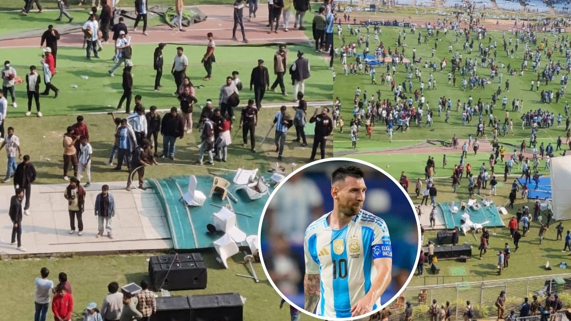 Lionel Messi: 'नेता-अभिनेता ने घेर लिया, 12 हजार रुपये का टिकट लिया, पब्लिक बेवकूफ है बंगाल में?', भड़के मेसी फैंस ने की रिफंड की मांग