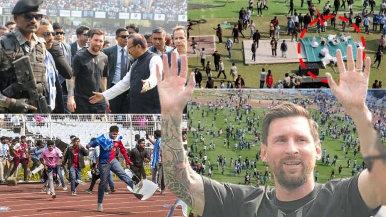 Lionel Messi: 45 हजार तक पहुंच गया टिकट रेट, 10 मिनट के लिए आए मेसी... आखिर स्टेडियम में कैस बरपा हंगामा? Photos