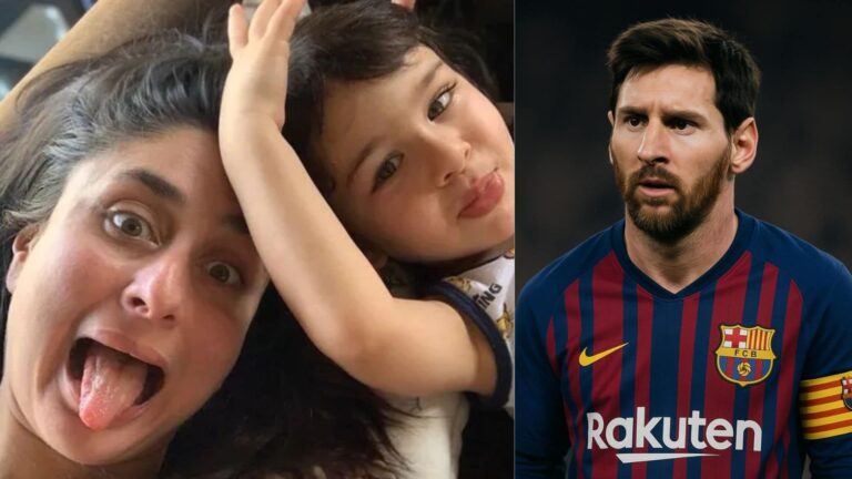 करीना कपूर के बेटे तैमूर और जेह का सपना हुआ पूरा, लियोनेल मेसी से की शानदार मुलाकात