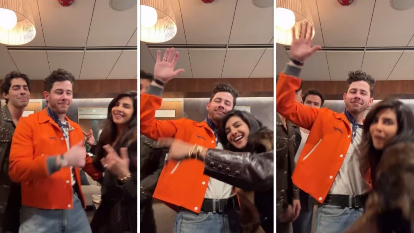 Jonas Brothers: 'आप जैसा कोई' गाने पर जोनास ब्रदर्स ने प्रियंका चोपड़ा के साथ किया डांस, वीडियो हुआ वायरल