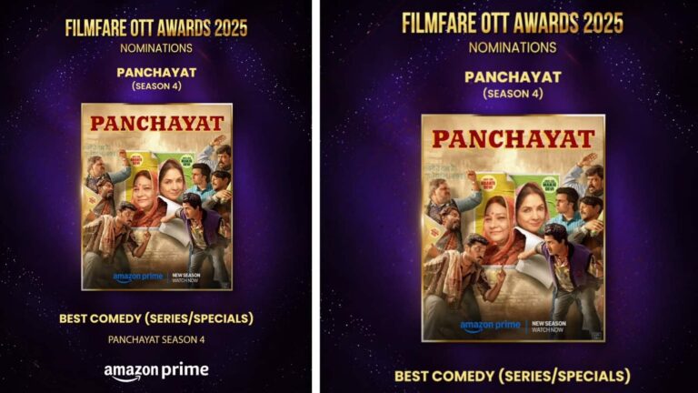 Filmfare OTT Awards 2025: पंचायत सीजन 4 समेत इस सीरीज ने फिल्मफेयर OTT अवॉर्ड्स में झटके 20 से ज्यादा नॉमिनेशन!