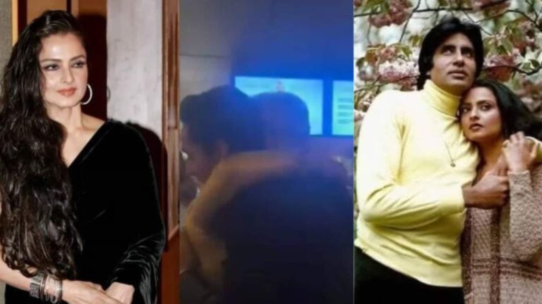 Rekha: अमिताभ बच्चन के नाती पर रेखा ने लुटाया प्यार, गले लगाकर दिया आशीर्वाद