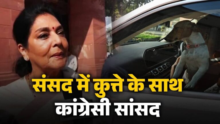 'हादसे के बाद पिल्ला दिखा तो ले आए, असली डसने और काटने वाले तो...', कुत्ता लेकर संसद पहुंचने पर हुआ वबाल तो भड़कीं रेणुका चौधरी