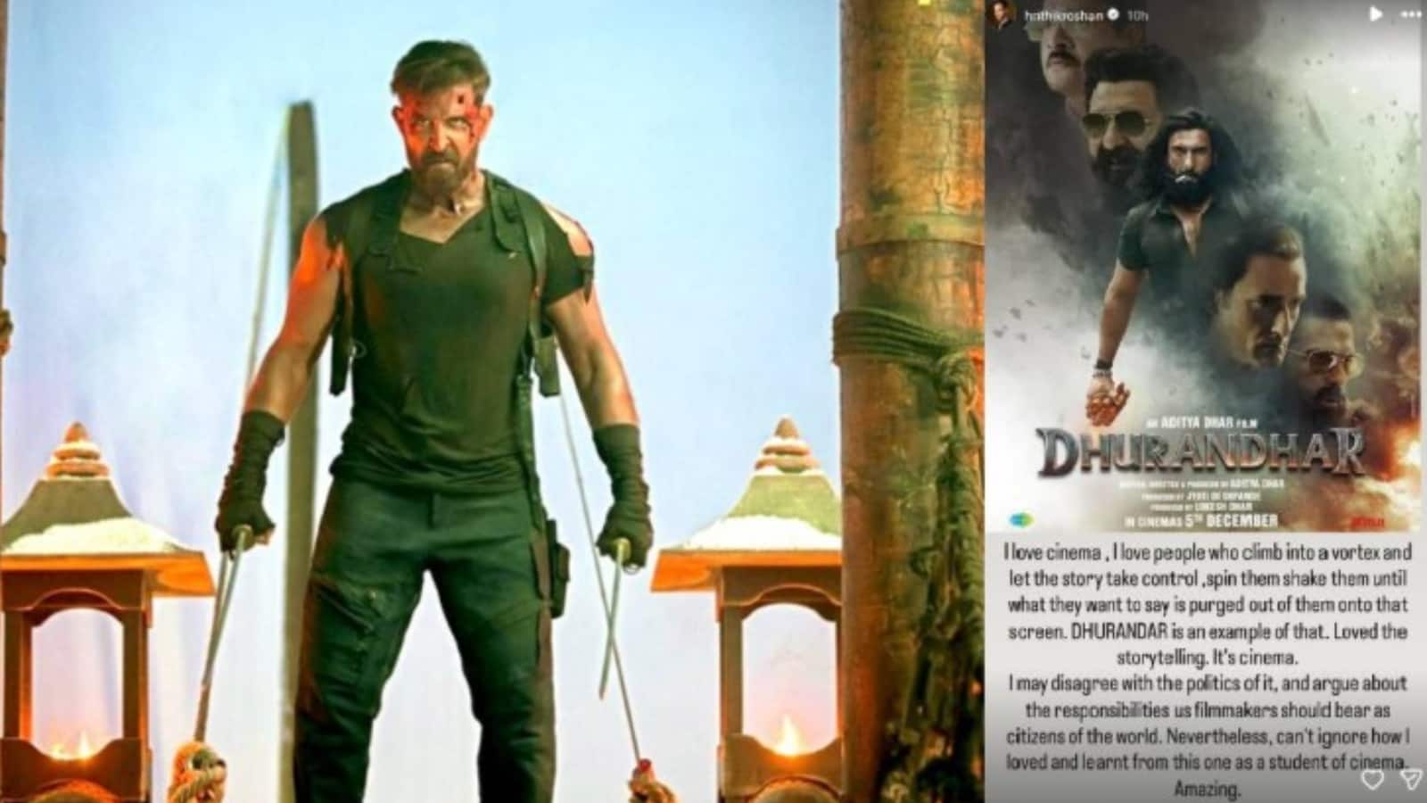 Hrithik Roshan: भले ही मैं इसकी पॉलिटिक्स से सहमत नहीं हूं, लेकिन क्या फिल्म है..., आदित्य धर की धुंरधर के मुरीद हुए ऋतिक रोशन