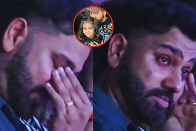 अचानक रोने लगे रोहित शर्मा, बेटी के एनुअल फंक्शन में टप-टप गिरने लगे आंसू