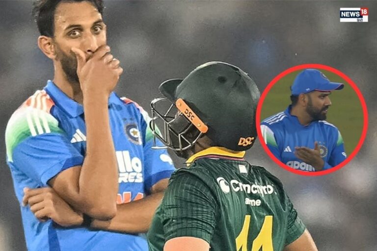 खूब सुनाया, मैदान पर दिया लैक्चर...प्रसिद्ध और हर्षित की रोहित ने लगा दी क्लास