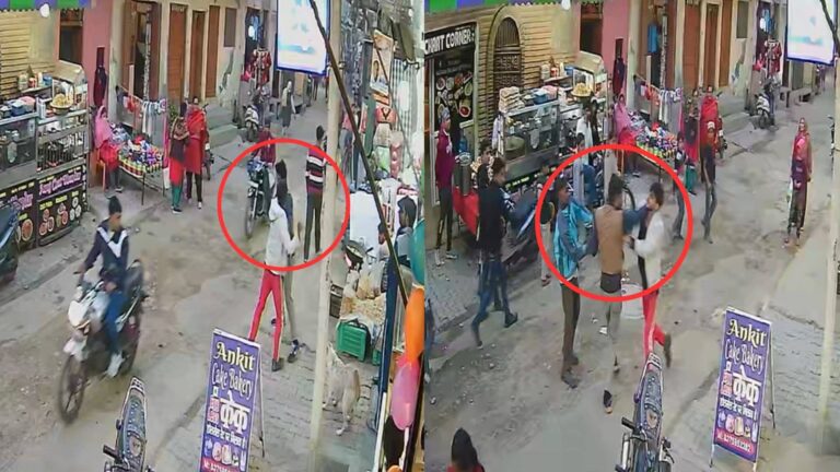 शख्स को घेरा और फिर पेचकस से किए ताबड़तोड़ वार... साहिबाबाद में दिनदहाड़ युवक पर हमला, घटना का सामने आया VIDEO