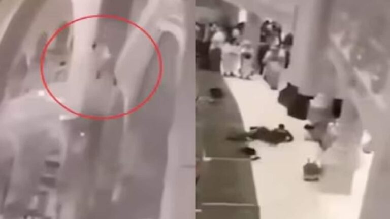 Saudi Grand Mosque suicide attempt: सुरक्षाकर्मी की मुस्तैदी से बची आत्महत्या करने वाले शख्स की जान, Viral Video देख लोगों ने कहा ‘ईश्वर का दूत’
