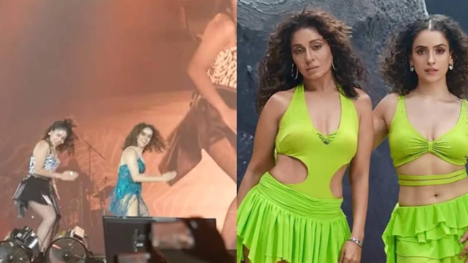 Sunidhi Chauhan: सनाया मल्होत्रा- सुनिधि चौहान की जोड़ी ने फिर लगाई स्टेज पर आग, कॉन्सर्ट में झूम उठे फैंस