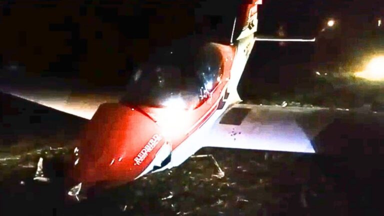 MP: 33 केवी बिजली लाइन से टकराया ट्रेनिंग विमान, 90 गांवों की सप्लाई बंद