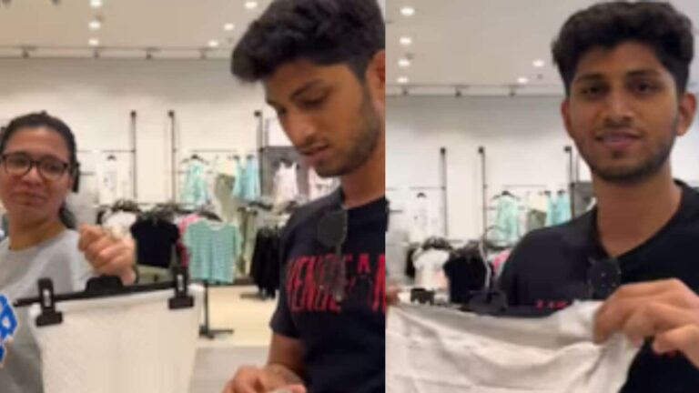 Viral Video: 'इतने पैसों में तो लड़कों के पूरे कपड़े आ जाते...', रूमाल से भी छोटे मिनी स्कर्ट की कीमत देख हैरान हुए शख्स, वीडियो वायरल