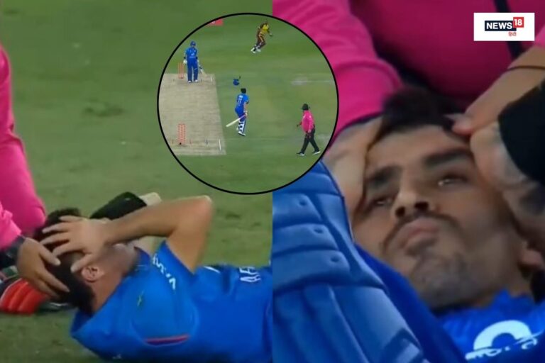 सिर पर लगी गेंद, हवा उड़ गया हेलमेट, गश खाकर गिर पड़ा खिलाड़ी, क्रिकेट के मैदान पर खौफनाक हादसा