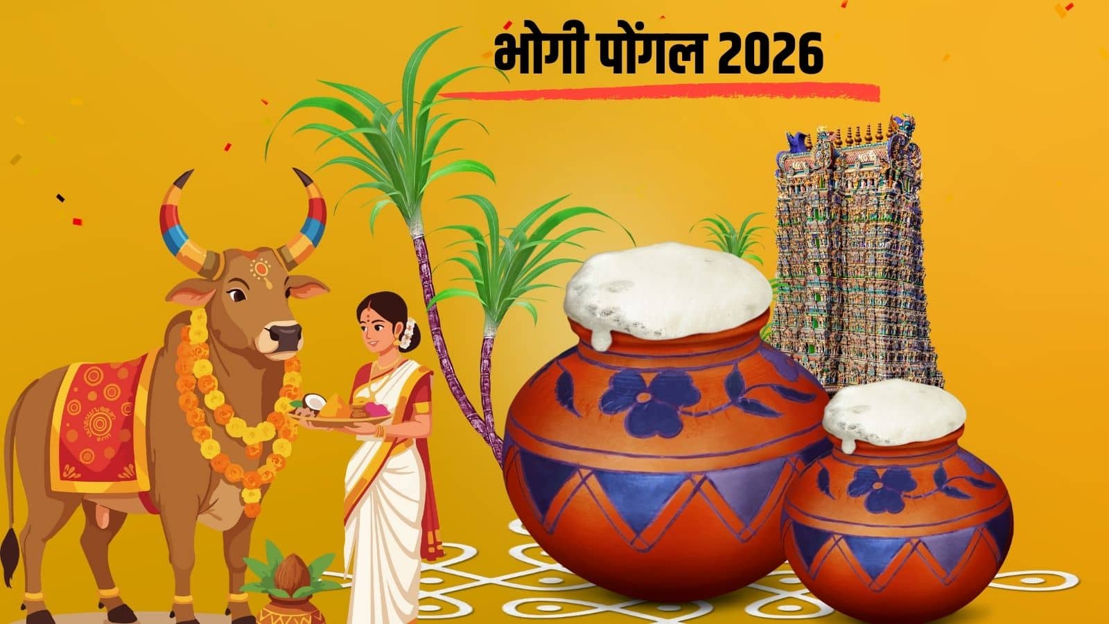 Bhogi Pongal 2026: 4 दिवसीय पोंगल आज से शुरू, जानें रीति-रिवाज और महत्व