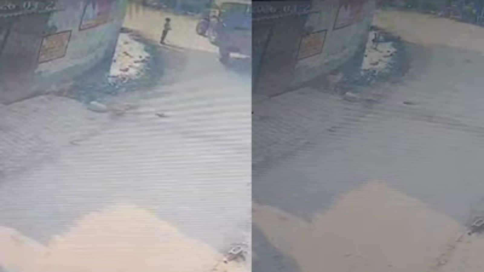गाजियाबाद में खुले नाले में गिरने से 11 साल के लड़के की मौत, CCTV कैमरे में कैद हुई घटना, खराब व्यवस्था पर लोग भड़के