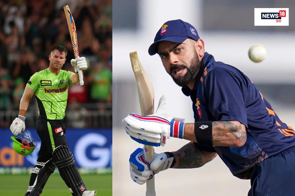 BBL में 14 साल बाद डेविड वॉर्नर का शतक, कर ली विराट कोहली की बराबरी