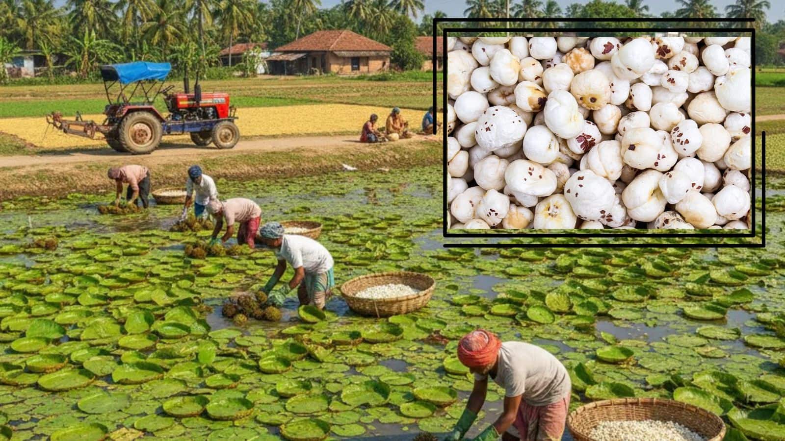 किसानों के लिए सुनहरा मौका! मखाना की खेती पर सरकार दे रही मोटी सब्सिडी, 15 जनवरी तक करें आवेदन