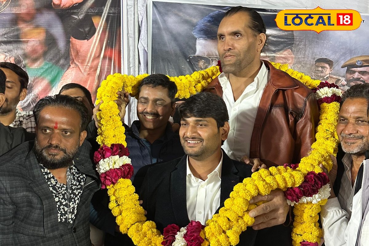 द ग्रेट खली ने उदयपुर में युवाओं को वॉलीबॉल के लिए प्रेरित किया