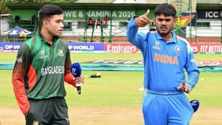 ICC U19 World Cup: भारत-बांग्लादेश के कप्तानों ने नहीं मिलाया हाथ, टॉस के वक्त गर्म हुआ माहौल