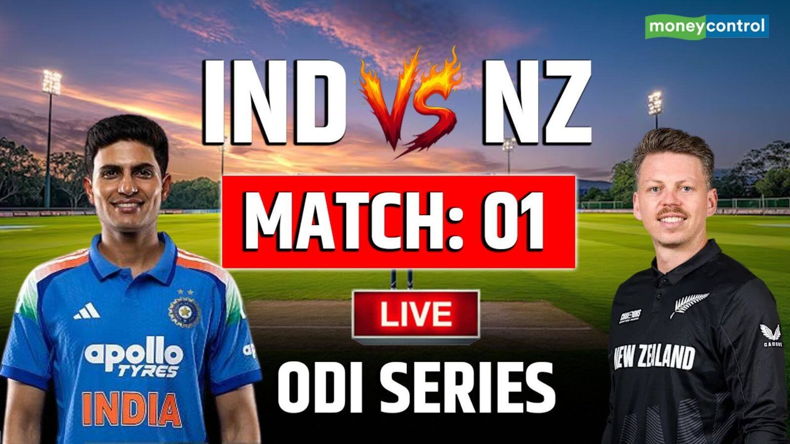 IND vs NZ Match Live Score: वडोदरा में भारत-न्यूजीलैंड के बीच पहला वनडे आज, पंत सीरीज से बाहर, जानें कैसी होगी दोनों टीमों की प्लेइंग 11