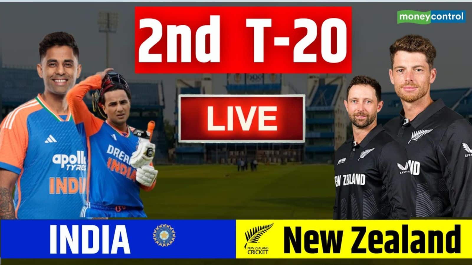 IND vs NZ T20 Match Live Score: भारत ने जीता टॉस, पहले बल्लेबाजी करेगी न्यूजीलैंड