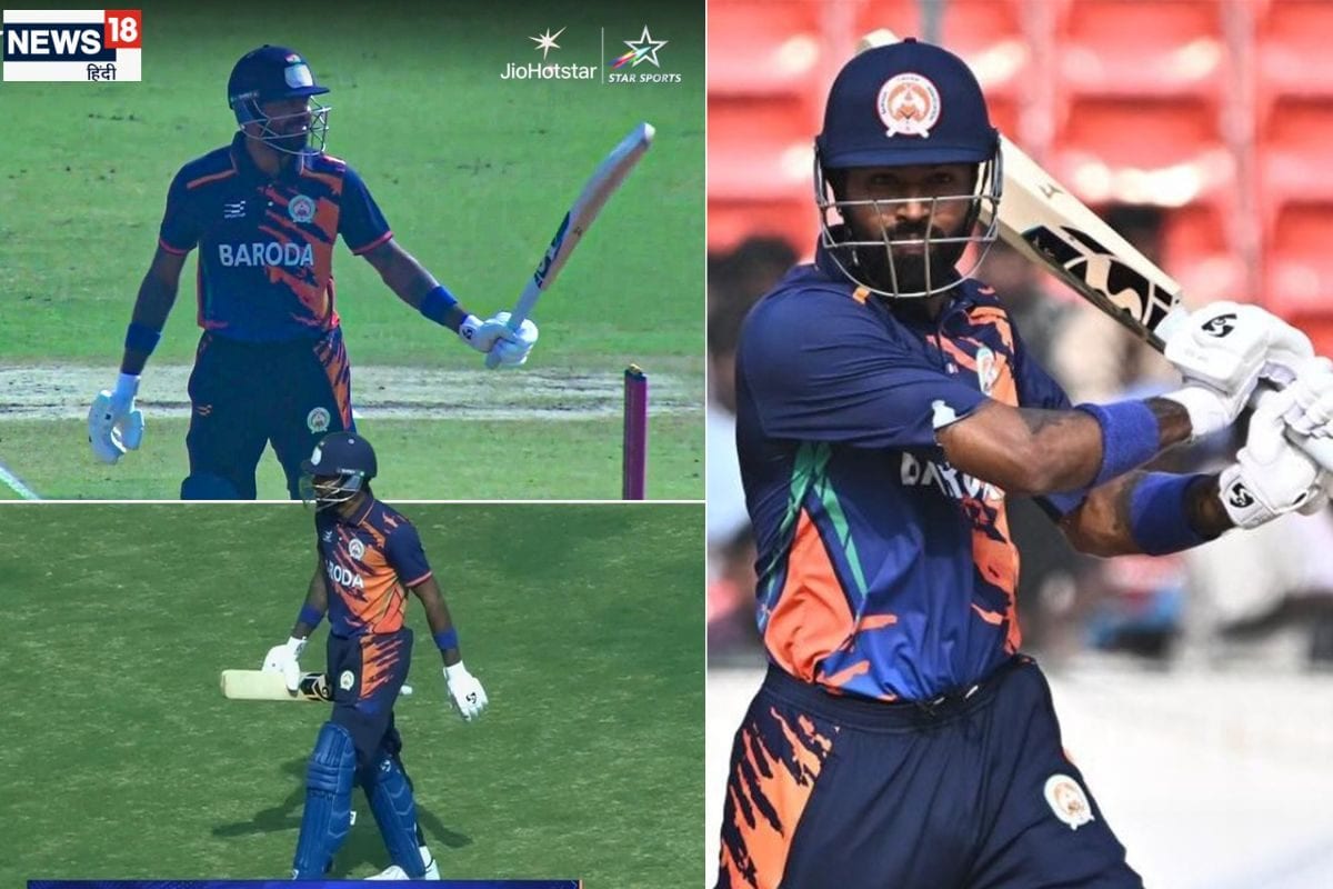 19 गेंद में फिफ्टी, 31 बॉल में 75 रन, हार्दिक पंड्या का रौद्र रूप, नौ छक्के से मैदान दहला दिया