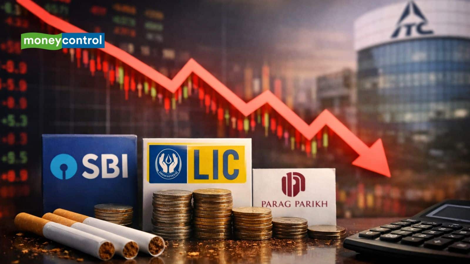 ITC Stock Crash: 10% क्रैश हुआ ITC का स्टॉक, इन म्यूचुअल फंड्स के साथ LIC को बड़ा झटका